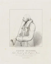Prinz Blücher, Feldmarschall der preußischen Streitkräfte, 1814